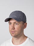Бейсболка STETSON арт. 7713105 BASEBALL LINEN (серый / синий)